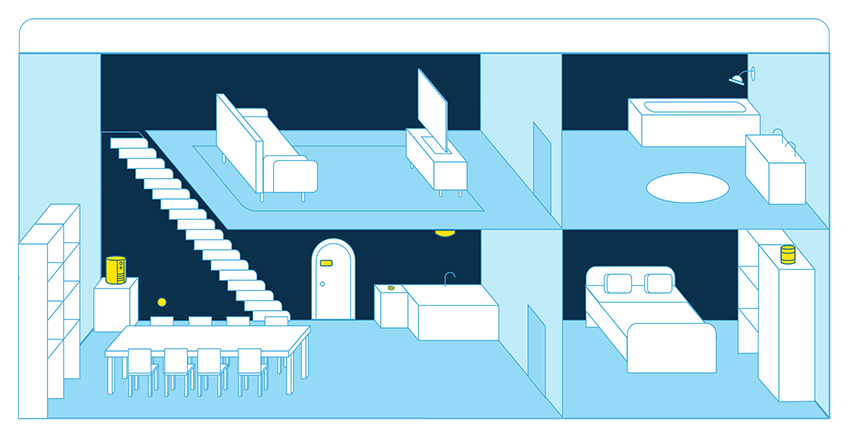 Plan appartement alarme